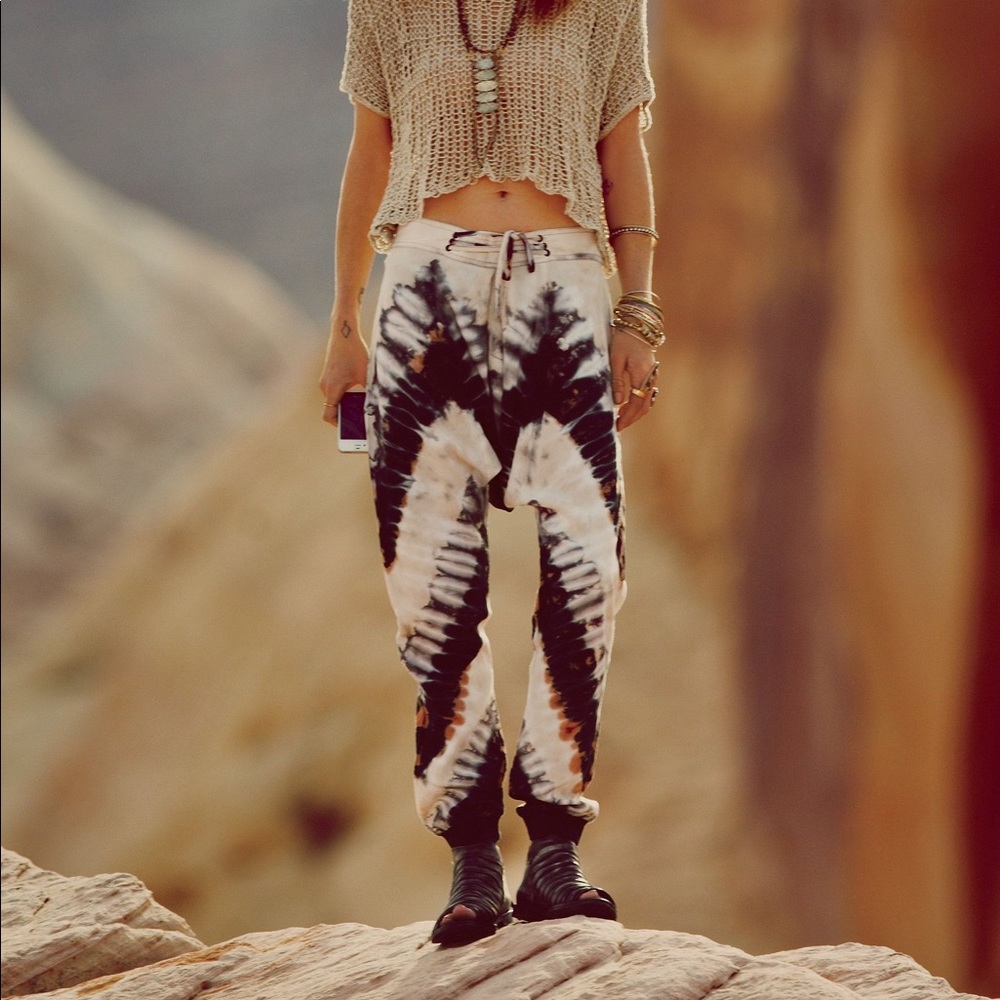 One Teaspoon Desert Sun Tie Dye Harem Pants